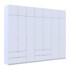 Kleiderschrank-Set Doros Lukas Weiß 3+4 Türen 300x50x240 (42005130)