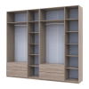 Kleiderschrank Doros Lukas Sonoma Eiche 3+3 Türen 270x50x240 (42005115)