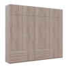 Kleiderschrank Doros Lukas Sonoma Eiche 3+4 Türen 280x50x240 (42005119)