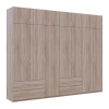 Kleiderschrank Doros Lukas Sonoma Eiche 3+4 Türen 295x50x240 (42005123)