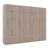 Kleiderschrank Doros Lukas Sonoma Eiche 3+4 Türen 315x50x240 (42005135)
