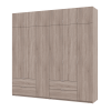 Kleiderschrank Doros Lukas Sonoma Eiche 3+3 Türen 240x50x240 (42005107)