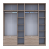 Kleiderschrank Doros Lukas Sonoma Eiche 3+3 Türen 240x50x240 (42005107)