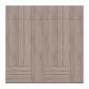 Kleiderschrank Doros Lukas Sonoma Eiche 3+3 Türen 240x50x240 (42005107)