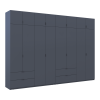 Kleiderschrank Doros Lukas Graphitgrau 4+4 Türen 340x50x240 (42005141)