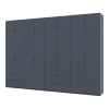 Kleiderschrank Doros Lukas Graphitgrau 4+4 Türen 340x50x240 (42005141)