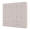 Kleiderschrank-Set Doros Lukas Kaschmir 3+3 Türen 255x50x240 (42005112)