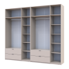 Kleiderschrank-Set Doros Lukas Kaschmir 3+3 Türen 270x50x240 (42005116)