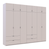 Kleiderschrank Doros Lukas Kaschmir 3+4 Türen 295x50x240 (42005124)