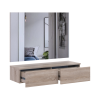 Möbelset Doros Levia mit Spiegel Sonoma Eiche 100x32x100 (42005388)