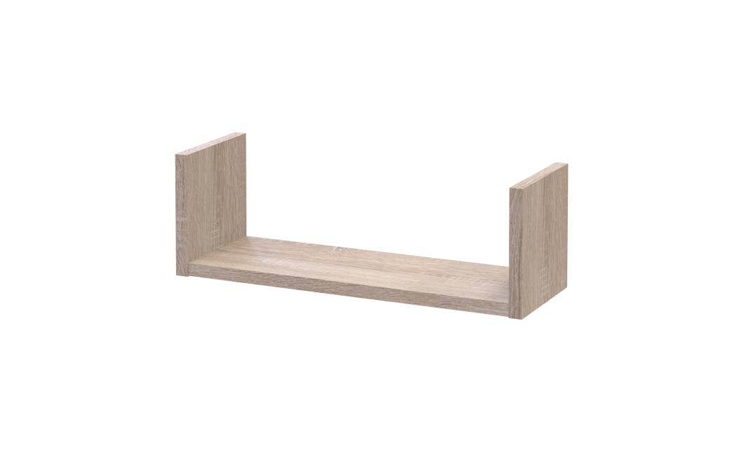 Regalsystem Doros Feel Sonoma Eiche 3-teilig 30/45/60x15x15 (41516081)