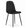 Sessel COMO – schwarzer Samt
