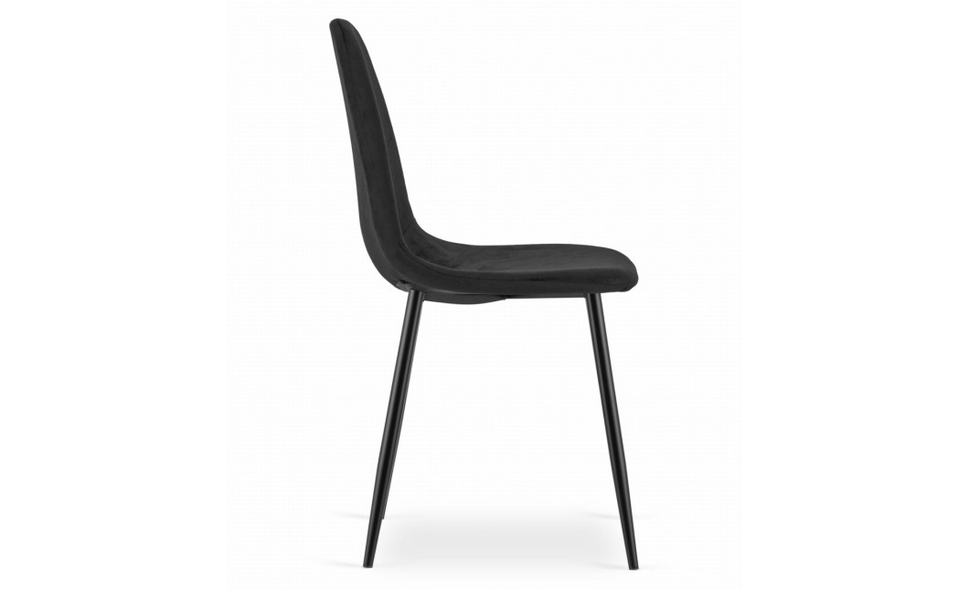Sessel COMO – schwarzer Samt