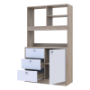 Mini-Küche Doros Leia Sonoma Eiche / Weiß 100x43x171 (81359335)