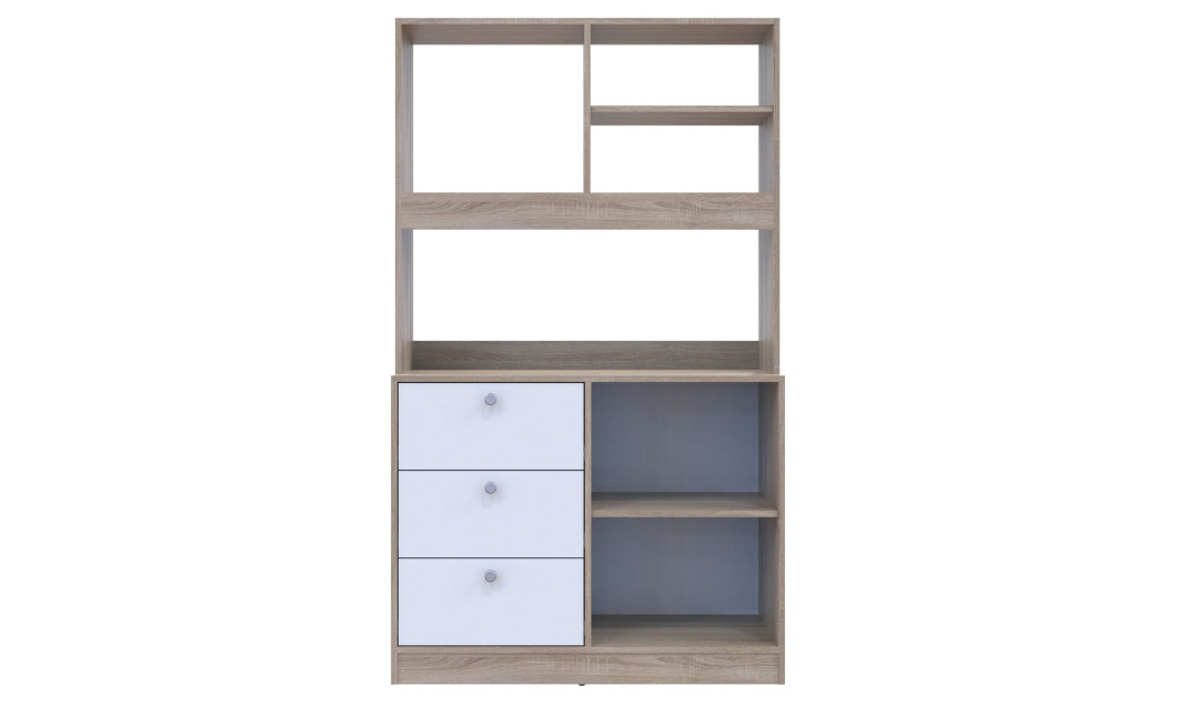 Mini-Küche Doros Leia Sonoma Eiche / Weiß 100x43x171 (81359335)