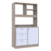 Mini-Küche Doros Leia Sonoma Eiche / Weiß 100x43x171 (81359335)