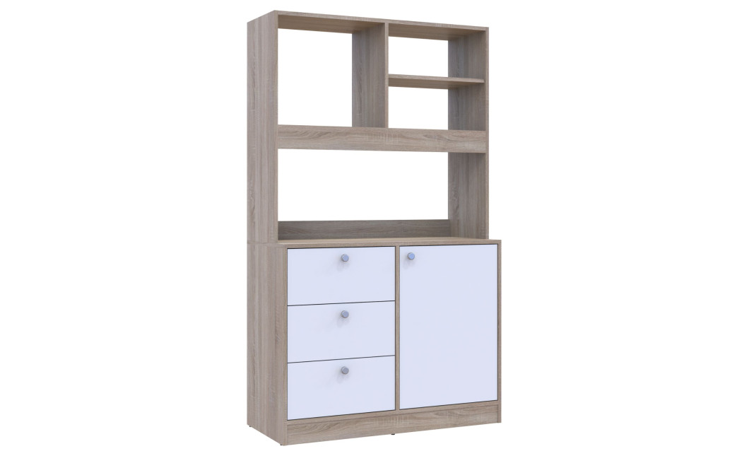 Mini-Küche Doros Leia Sonoma Eiche / Weiß 100x43x171 (81359335)