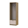 Offenes Regal Doros Rondi Artisan Eiche / Kaschmir 60x52x195 (41516242)