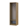Offenes Regal Doros Rondi Artisan Eiche / Kaschmir 60x52x195 (41516242)