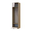 Offenes Regal Doros Rondi mit Aufsatz Artisan Eiche / Kaschmir 60x52x236 (42005264)