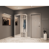 Flurschrank Doros City Weiß 1 Türen mit Spiegel 110x45x210 (44900058)