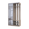 Flurschrank Doros City Sonoma Eiche 1 Türen mit Spiegel 110x45x210 (44900083)