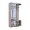 Flurschrank Doros City Sonoma Eiche 1 Türen mit Spiegel 110x45x210 (44900083)