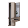 Flurschrank Doros Sola Set 1+2 Cannolo / Kaschmir mit Spiegel 105x40x215 (42005232)