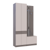 Flurschrank Doros Sola Set 1+3 Cannolo / Kaschmir 120x40x215 (42005233)