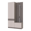 Flurschrank Doros Sola Set 1+3 Cannolo / Kaschmir 120x40x215 (42005233)