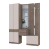 Flurschrank Doros Sola Cannolo / Kaschmir mit Spiegel 165x40x215 (42005231)