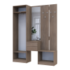 Flurschrank Doros Sola Cannolo / Kaschmir mit Spiegel 165x40x215 (42005231)
