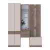 Flurschrank Doros Sola Cannolo / Kaschmir mit Spiegel 165x40x215 (42005231)
