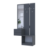 Flurschrank Doros Sola Set 2+3 Graphitgrau 105x40x215 (42005151)