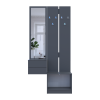 Flurschrank Doros Sola Set 2+3 Graphitgrau 105x40x215 (42005151)