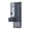 Flurschrank Doros Sola Set 2+3 Graphitgrau 105x40x215 (42005151)