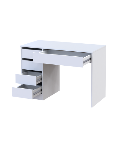 Schreibtisch Doros Ergo links Weiß 110x55x75 (41516105)