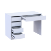 Schreibtisch Doros Ergo links Weiß 110x55x75 (41516105)