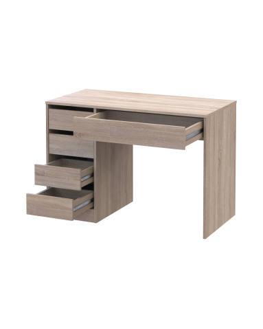Schreibtisch Doros Ergo links Sonoma Eiche 110x55x75 (41516107)