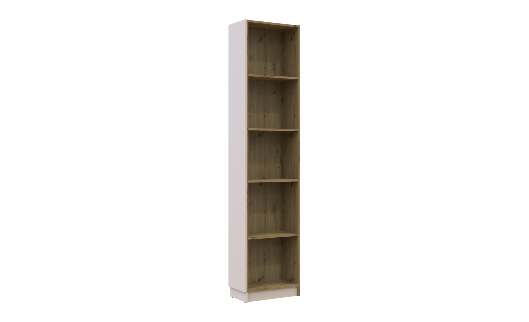 Regalsystem Doros Dale Kleiderschrank Kaschmir / Artisan Eiche 52x28x220 (41516118)