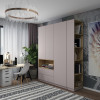 Regalsystem Doros Dale Kleiderschrank Kaschmir / Artisan Eiche 52x28x220 (41516118)