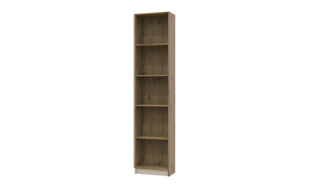 Regalsystem Doros Dale Kleiderschrank Kaschmir / Artisan Eiche 52x28x220 (41516118)