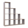 Regalsystem Doros Step 4x4 Sonoma Eiche offen 136,2x28,8x140,7 (41516165)