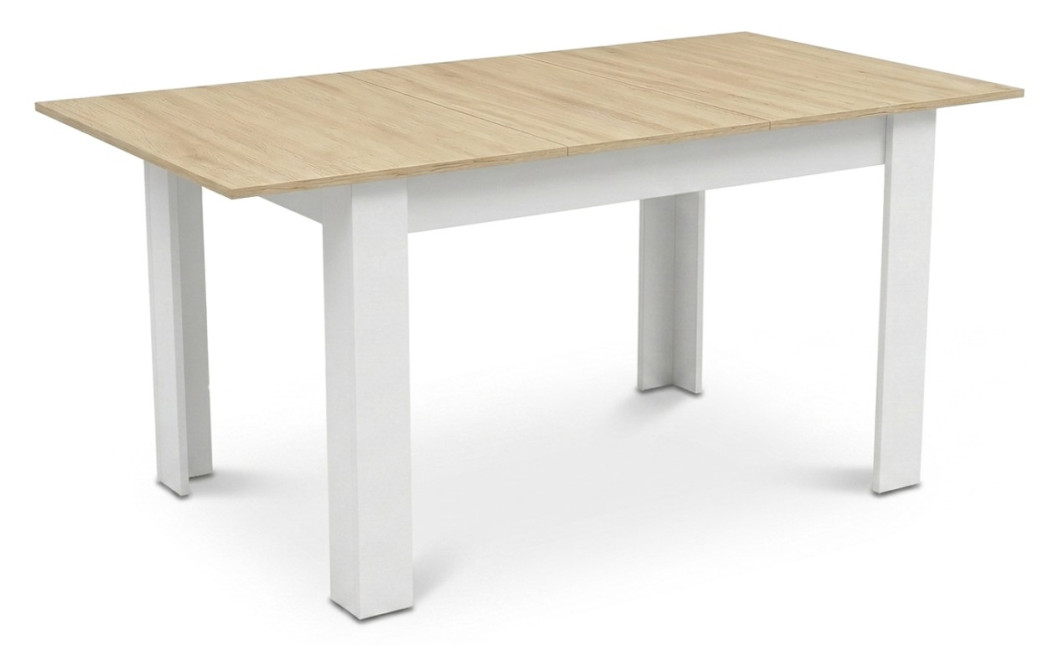 Ausziehtisch NP 120–160x80 Sonoma Eiche + Weiß (100155181)