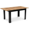 Ausziehtisch NP 120–160x80 Craft + Schwarz (100155161)