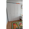 Kleiderschrank Doros Gelar mit Drehtüren Weiß 4 Türen 155x49,5x203,4 (80397642)