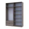 Kleiderschrank Doros Lukas mit Drehtüren Cannolo 180x50x240 (44900367)