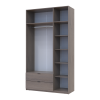 Kleiderschrank Doros Lukas mit Drehtüren Cannolo 3 Türen 135x50x240 (44900369)