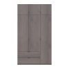 Kleiderschrank Doros Lukas mit Drehtüren Cannolo 3 Türen 135x50x240 (44900369)
