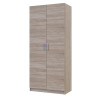 Kleiderschrank Doros Promo mit Drehtüren Sonoma Eiche 2 Türen 90x48x204 (40908024)